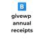 GiveWP Annual Receipts