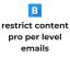 Restrict Content Pro Per-Level Emails